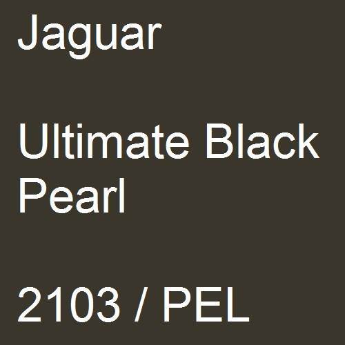 Jaguar, Ultimate Black Pearl, 2103 / PEL.